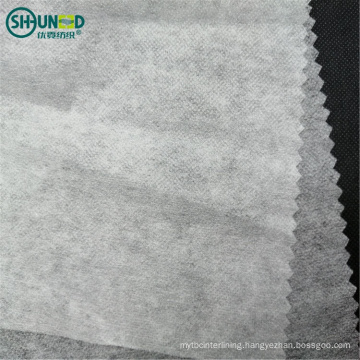 High Quality Nylon Polyester Non Woven Fusible Suit Interlining Lining Rolls for Garment Wear